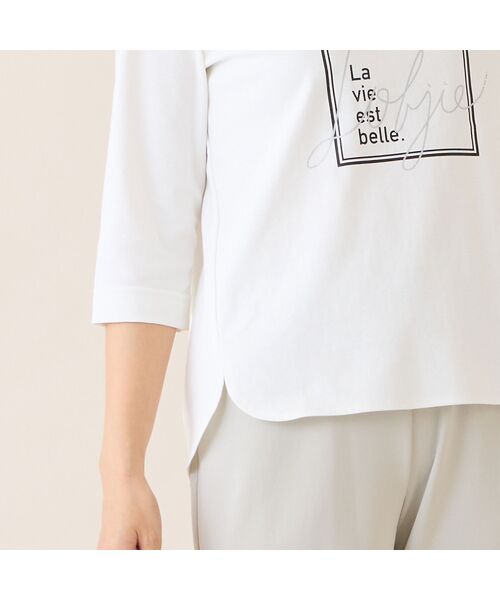 LOBJIE / ロブジェ カットソー | 【洗える・日本製】フレームデザインカットソー | 詳細4