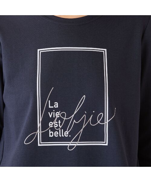 LOBJIE / ロブジェ カットソー | 【洗える・日本製】フレームデザインカットソー | 詳細12