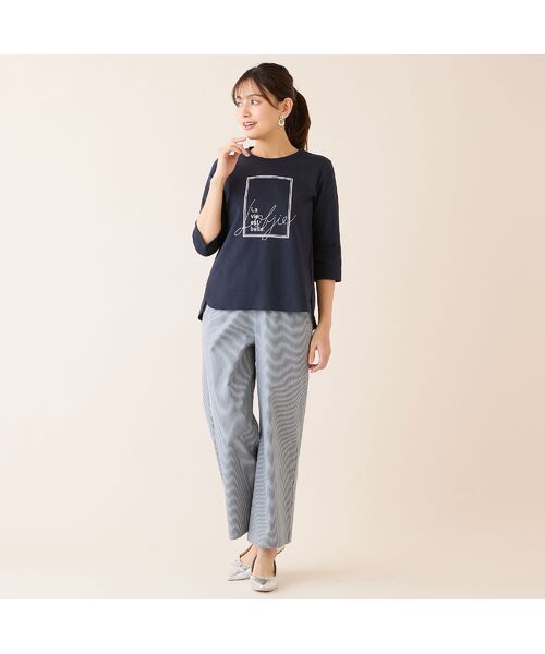 LOBJIE / ロブジェ カットソー | 【洗える・日本製】フレームデザインカットソー | 詳細14