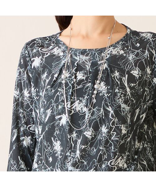 LOBJIE / ロブジェ カットソー | 【洗える・アンサンブル可】花柄カットソー | 詳細11