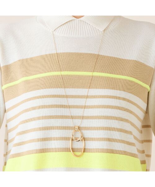 LOBJIE / ロブジェ ネックレス・ペンダント・チョーカー | ダブルリングネックレス（ゴールド）