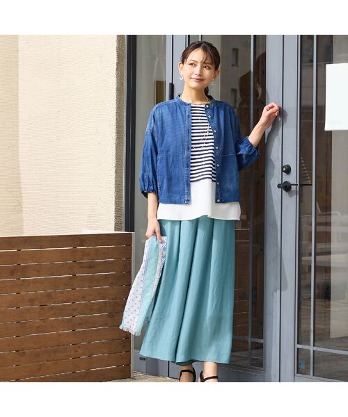 LOBJIE / ロブジェ マフラー・ショール・スヌード・ストール | プロヴァンス調コットンストール | 詳細11