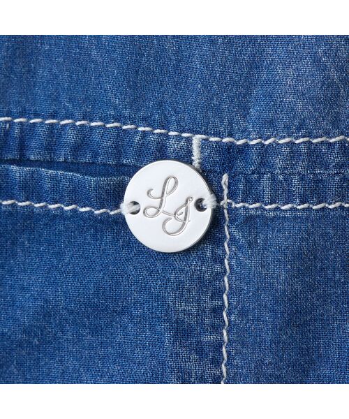 LOBJIE / ロブジェ シャツ・ブラウス | 【洗える】デニムガーゼシャツ | 詳細6