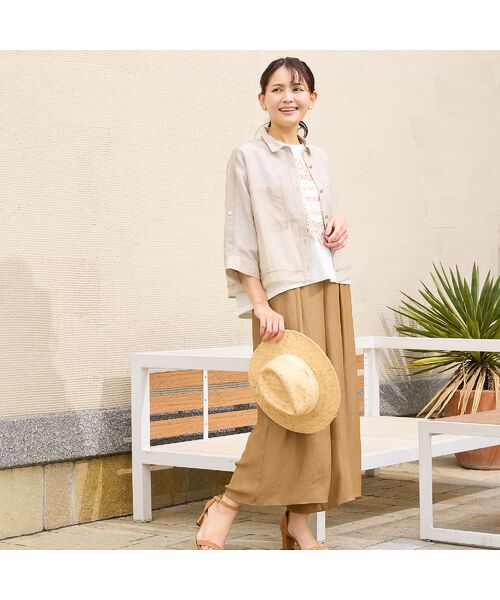 LOBJIE / ロブジェ シャツ・ブラウス | 【洗える】メッシュシアーシャツ | 詳細4