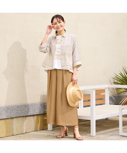 LOBJIE / ロブジェ シャツ・ブラウス | 【洗える】メッシュシアーシャツ | 詳細6