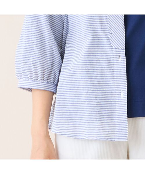 LOBJIE / ロブジェ シャツ・ブラウス | 【洗える】シャーリングブラウス | 詳細8