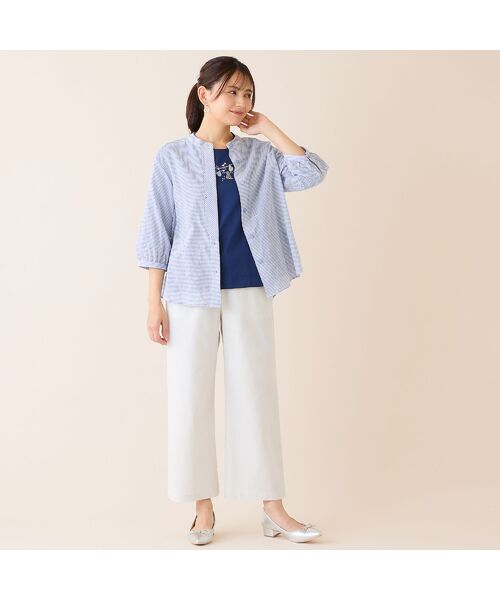 LOBJIE / ロブジェ シャツ・ブラウス | 【洗える】シャーリングブラウス | 詳細11