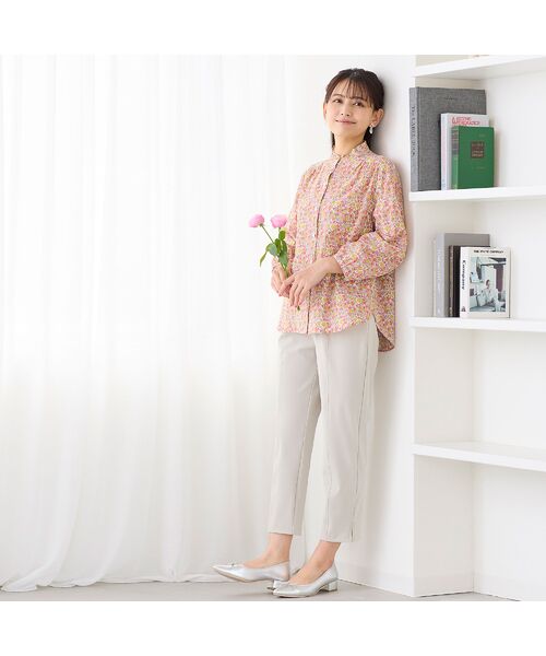 LOBJIE / ロブジェ シャツ・ブラウス | 【洗える・綿100%】リバティプリント パフスリーブシャツ | 詳細5