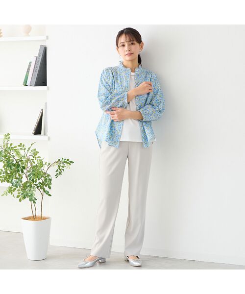 LOBJIE / ロブジェ シャツ・ブラウス | 【洗える・綿100%】リバティプリント パフスリーブシャツ | 詳細16