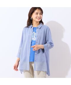 LOBJIE / ロブジェ シャツ・ブラウス | 【定番人気・洗える】シャンブレーシアーシャツ