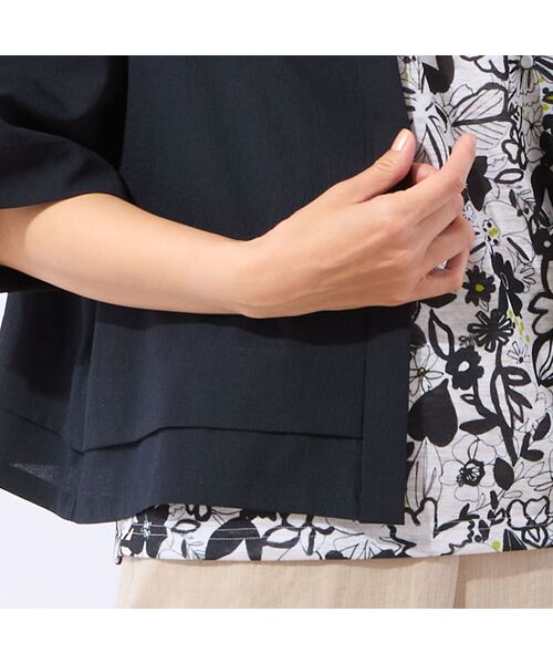 LOBJIE / ロブジェ シャツ・ブラウス | 【洗える・吸水速乾】フレアスリーブブラウス | 詳細8