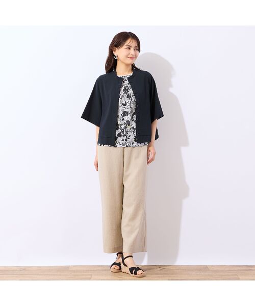 LOBJIE / ロブジェ シャツ・ブラウス | 【洗える・吸水速乾】フレアスリーブブラウス | 詳細10