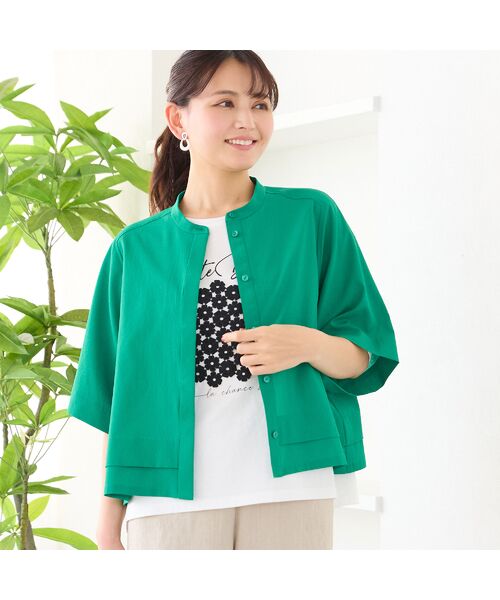 LOBJIE / ロブジェ シャツ・ブラウス | 【洗える・吸水速乾】フレアスリーブブラウス | 詳細11