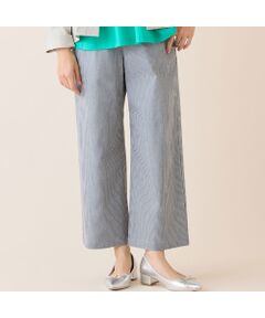 LOBJIE / ロブジェ その他パンツ | 【洗える・S～LLサイズ】ピケストレッチセミワイドパンツ