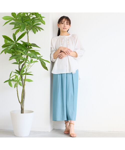 LOBJIE / ロブジェ その他パンツ | 【洗える】スカート風フレアパンツ | 詳細15