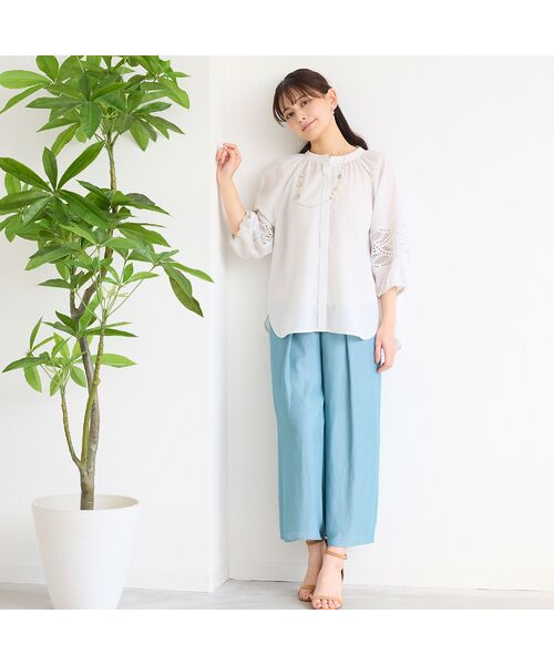 LOBJIE / ロブジェ その他パンツ | 【洗える】スカート風フレアパンツ | 詳細16