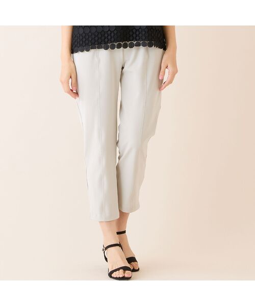 LOBJIE / ロブジェ ショート・ハーフ・半端丈パンツ | 【洗える・接触冷感・UVカット・S~LLサイズ展開】ドライタッチクロップドパンツ | 詳細4