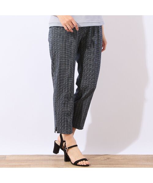 LOBJIE / ロブジェ ショート・ハーフ・半端丈パンツ | 【洗える・清涼快適素材・日本製】Breeze Coolパンツ（ダークブルー）