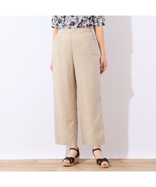 LOBJIE / ロブジェ その他パンツ | 【洗える・セットアップ可】イージーワイドパンツ | 詳細1