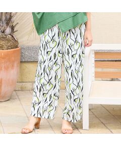 LOBJIE / ロブジェ その他パンツ | 【洗える】Callaプリントイージーパンツ