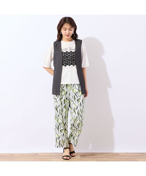 LOBJIE / ロブジェ その他パンツ | 【洗える】Callaプリントイージーパンツ | 詳細6