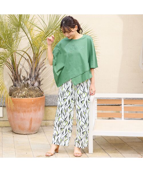 LOBJIE / ロブジェ その他パンツ | 【洗える】Callaプリントイージーパンツ | 詳細8