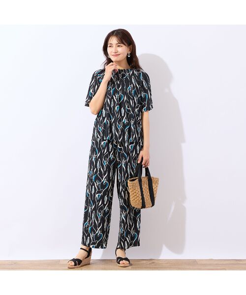 LOBJIE / ロブジェ その他パンツ | 【洗える】Callaプリントイージーパンツ | 詳細15