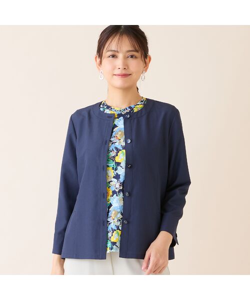 LOBJIE / ロブジェ カットソー | 【洗える・日本製・綿100%】エレガンスフラワーコットンTシャツ | 詳細11