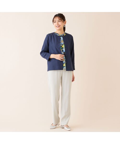 LOBJIE / ロブジェ カットソー | 【洗える・日本製・綿100%】エレガンスフラワーコットンTシャツ | 詳細12