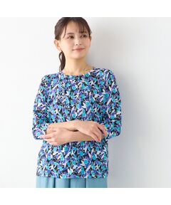 LOBJIE / ロブジェ カットソー | 【洗える・日本製】幾何フラワーカットソー