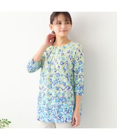 LOBJIE / ロブジェ カットソー | 【洗える・日本製】フラワーガーデンチュニック