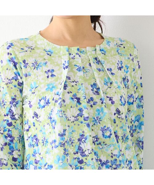 LOBJIE / ロブジェ カットソー | 【洗える・日本製】フラワーガーデンチュニック | 詳細9