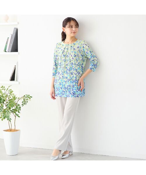 LOBJIE / ロブジェ カットソー | 【洗える・日本製】フラワーガーデンチュニック | 詳細11