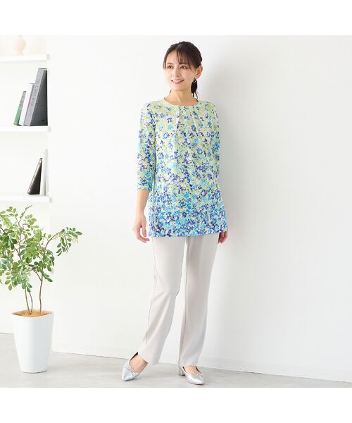 LOBJIE / ロブジェ カットソー | 【洗える・日本製】フラワーガーデンチュニック | 詳細12