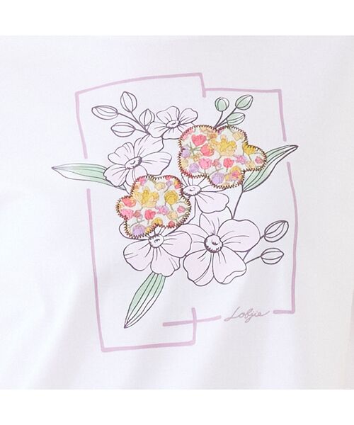 LOBJIE / ロブジェ カットソー | 【洗える・綿100%】アップリケTシャツ | 詳細3