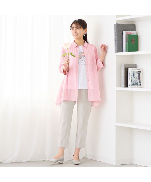 LOBJIE / ロブジェ カットソー | 【洗える・綿100%】アップリケTシャツ | 詳細7