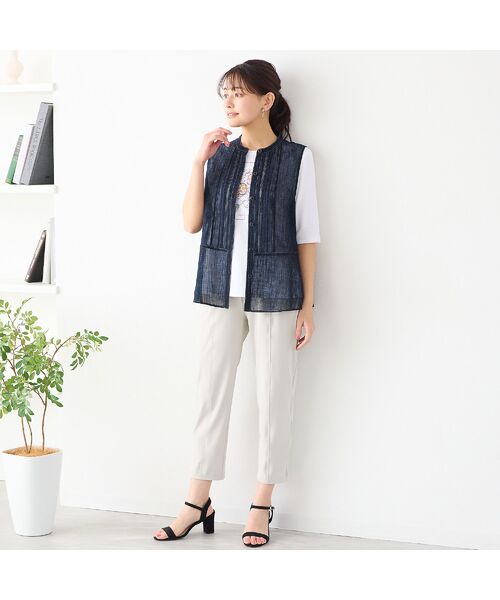 LOBJIE / ロブジェ カットソー | 【洗える・綿100%】アップリケTシャツ | 詳細9