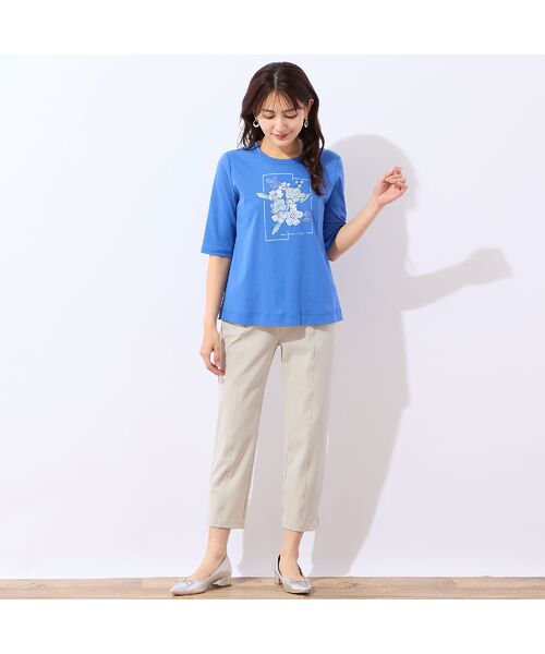 LOBJIE / ロブジェ カットソー | 【洗える・綿100%】アップリケTシャツ | 詳細12