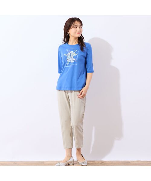 LOBJIE / ロブジェ カットソー | 【洗える・綿100%】アップリケTシャツ | 詳細13