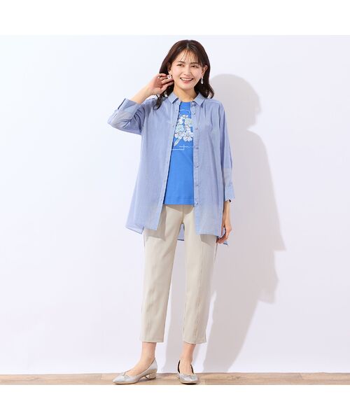 LOBJIE / ロブジェ カットソー | 【洗える・綿100%】アップリケTシャツ | 詳細14