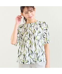 LOBJIE / ロブジェ カットソー | 【洗える・日本製】Callaプリントトップス