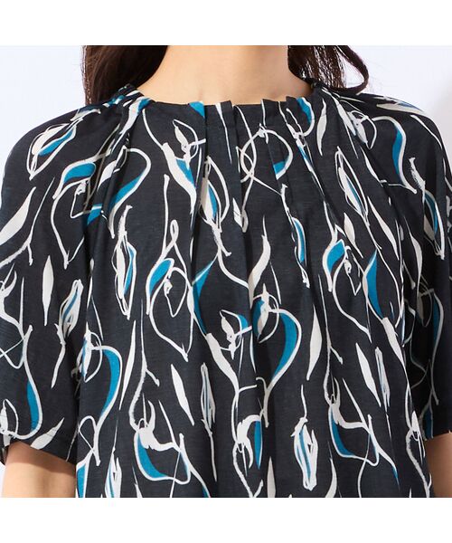 LOBJIE / ロブジェ カットソー | 【洗える・日本製】Callaプリントトップス | 詳細8