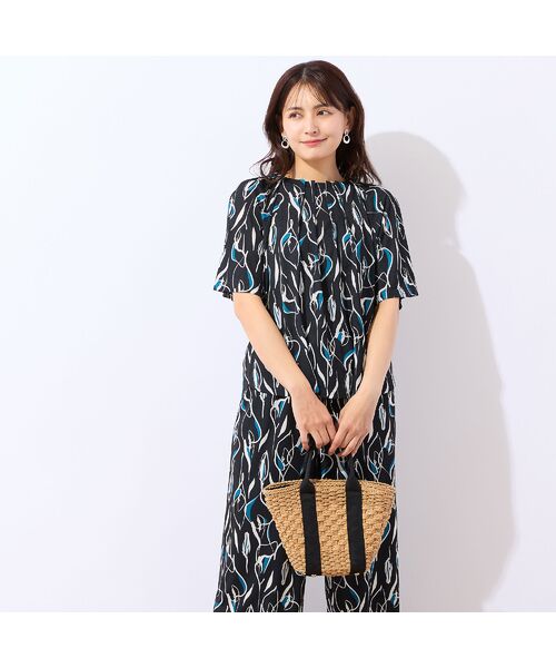 LOBJIE / ロブジェ カットソー | 【洗える・日本製】Callaプリントトップス | 詳細12