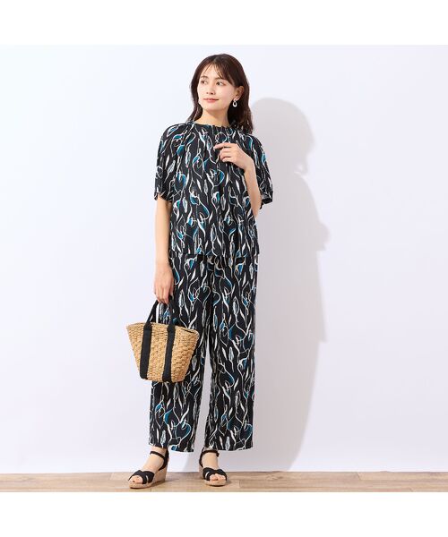 LOBJIE / ロブジェ カットソー | 【洗える・日本製】Callaプリントトップス | 詳細13