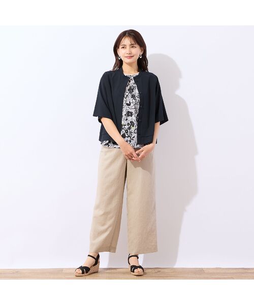 LOBJIE / ロブジェ カットソー | 【洗える・日本製】ポップフラワー柄カットソー | 詳細8