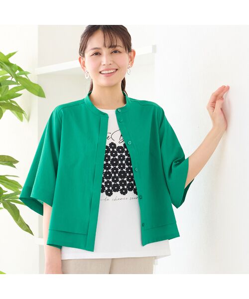 LOBJIE / ロブジェ カットソー | 【洗える】フラワーレースつきTシャツ | 詳細5