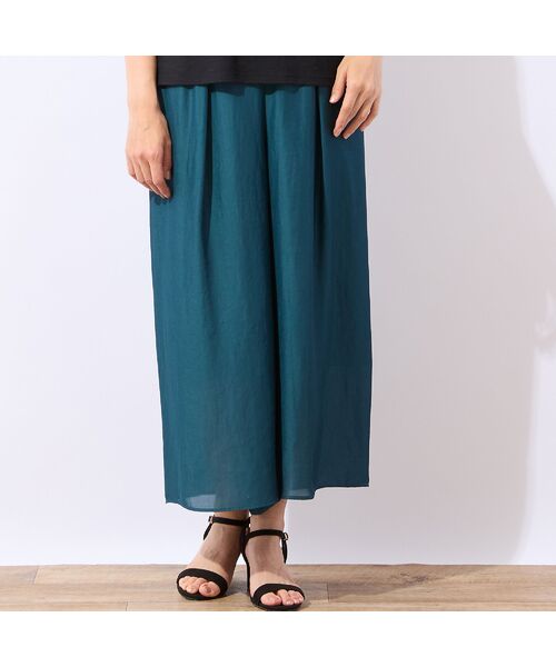 LOBJIE / ロブジェ その他パンツ | 【洗える】スカート風フレアパンツ（グリーン）