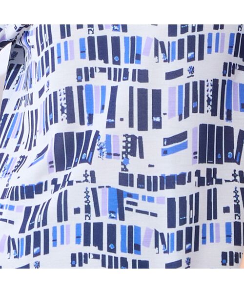 LOBJIE / ロブジェ カットソー | 【洗える・日本製】レイヤード風幾何柄Tシャツ | 詳細10