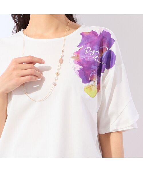 LOBJIE / ロブジェ カットソー | 【洗える・綿100%】フリルスリーブTシャツ | 詳細3