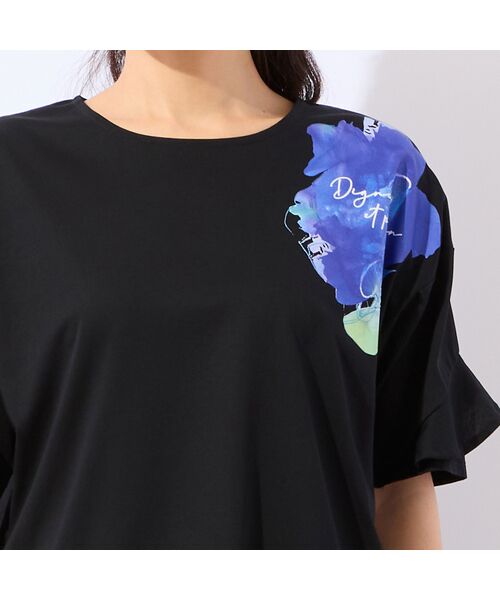 LOBJIE / ロブジェ カットソー | 【洗える・綿100%】フリルスリーブTシャツ | 詳細8